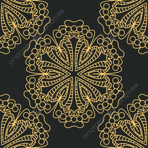 Damasco Papel Pintado Textura Ornamental Transparente Vector Png