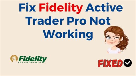 How To Fix Fidelity Active Trader Pro Not Working Youtube