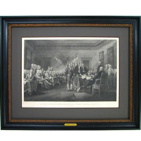 Declaration Of Independence By John Trumbull First Edition Engraving Circa 1823 At 1stdibs