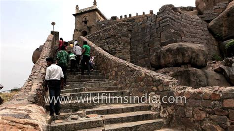 Aerial View Of Golconda Fort In Hyderabad Youtube