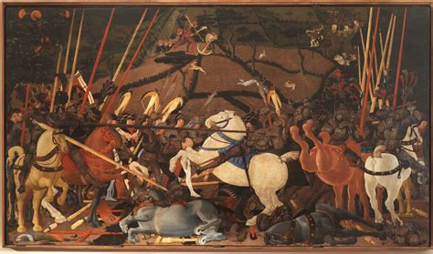 Paolo Uccello Batalla De San Romano Derrota A Bernardino Della Carda