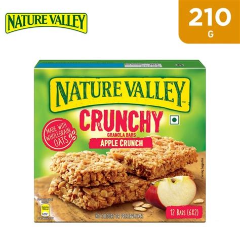 Buy Nature Valley Crunchy Oats And Apple Granola Bars 210 G توصيل