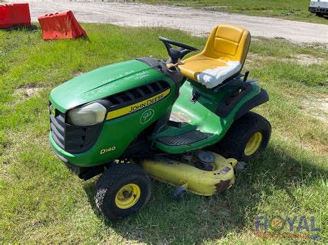 John Deere D140 Riding Mower With 48in Deck Proxibid