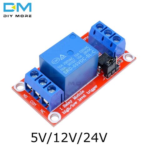 Jual Modul Relay 1 Channel 5V 12V 24V Dengan Optocoupler Support High