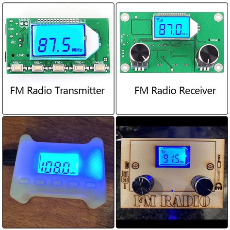 Fm Radio Transmitter Receiver Module Dsp Pll Mhz Digital Wireless