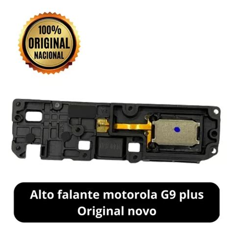 Alto Falante Speaker Campainha Moto G9 Plus Xt2087 Original MercadoLivre