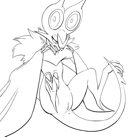 Rule 34 Barefoot Claws Female Female Only Monochrome Noivern Pokemon Pokemon Species Pussy