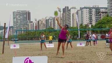 Tribuna Esporte Open De Beach T Nis Re Ne Mulheres Para Edi O