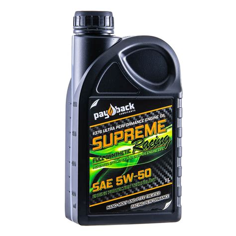Supreme Racing 5W-50 Helsyntet - Payback Shop