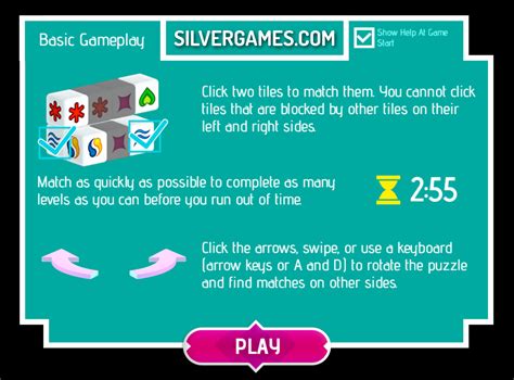 Mahjong Dimensions Juega en Línea en SilverGames