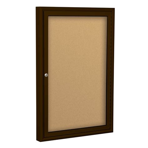 Best Rite 94psc O Outdoor Enclosed Bulletin Board Cabinet Best Rite Bestrite 94psc O