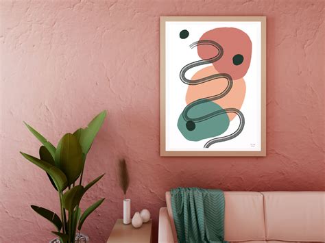 Set Of Printable Art Organic Abstract Art Earth Tones Art Print Boho