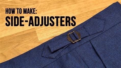 Full Tutorial Making Side Adjusters Side Tabs On Bespoke Trousers