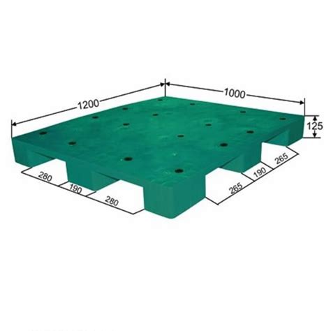 Medium Duty Roto Molded Plastic Pallet Op 013g Dimensionsize 1200 X