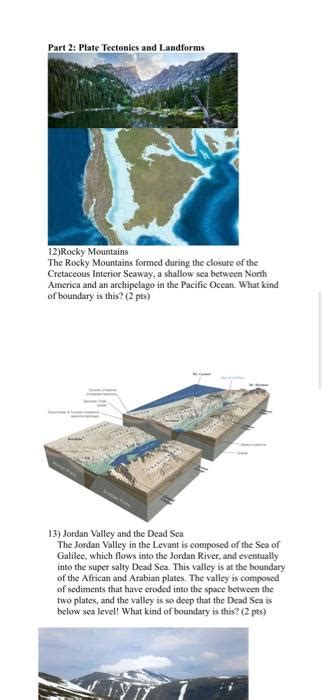 Solved Lab Plate Tectonics Geol Name This Lab Covers Chegg