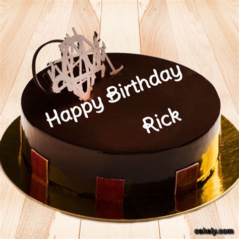 🎂 Happy Birthday Rick Cakes 🍰 Instant Free Download