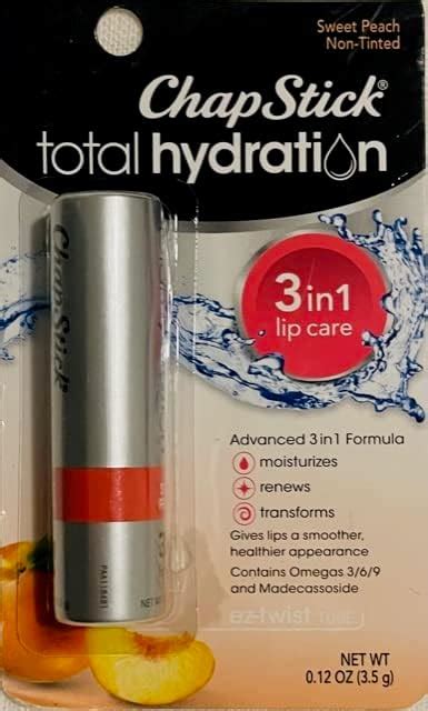Amazon ChapStick Total Hydration Moisture Tint Pink Nude Tinted Lip Balm Tube Tinted