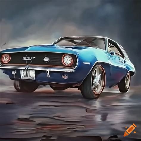 Hyper Realistic Painting Of A Camaro Ss On Craiyon