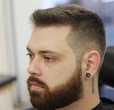 Short Hairstyle With Beard 2018 Hairstyle Guides