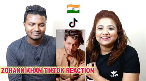 Indian Reaction On Pakistani Muser Zohan Khan Tik Tok Videos Youtube