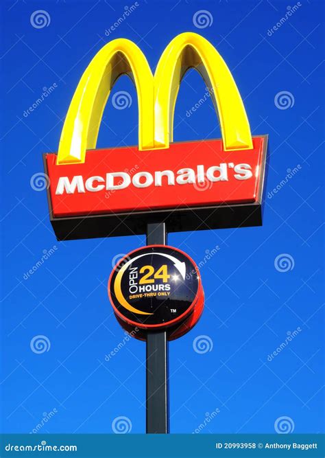 McDonald S Sign Editorial Stock Photo Image 20993958