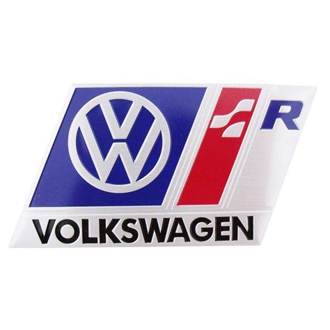 Emblema Plaqueta Lateral No Formato De Losango Volkswagen Racing