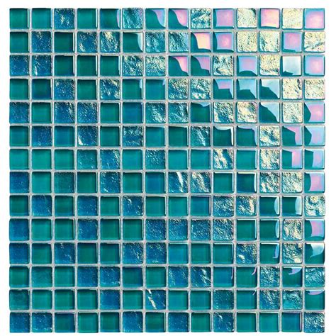 Neptune Turquoise Glass Mosaic Tile 1x1 Alttoglass Swimming Pool Tile