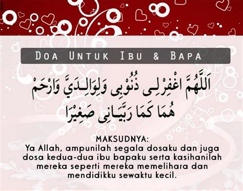 Contoh Doa Untuk Arwah Ibu Bapa - Riset