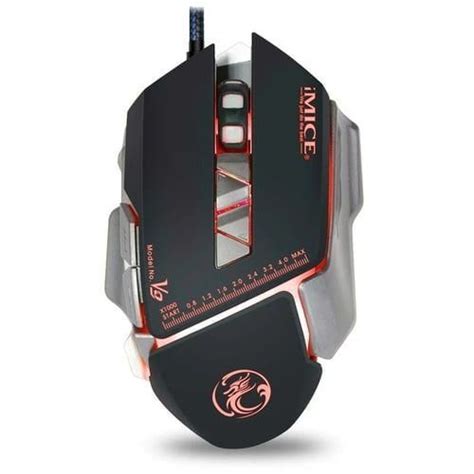 Imice V9 7 Key Usb Professional Optical Wired Gaming Mouse 3200Dpi