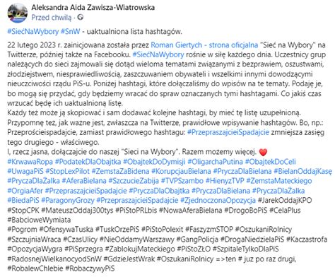 Aleksandra Zawisza Wiatrowska On Twitter Lutego R