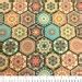 Turkish Moroccan Upholstery Fabric By The Yard Ethnic Hexagon