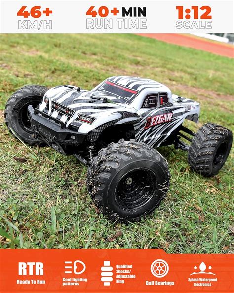 Buy BEZGAR HM121 1 12 Scale RC Truck 4x4 Offroad Waterproof High