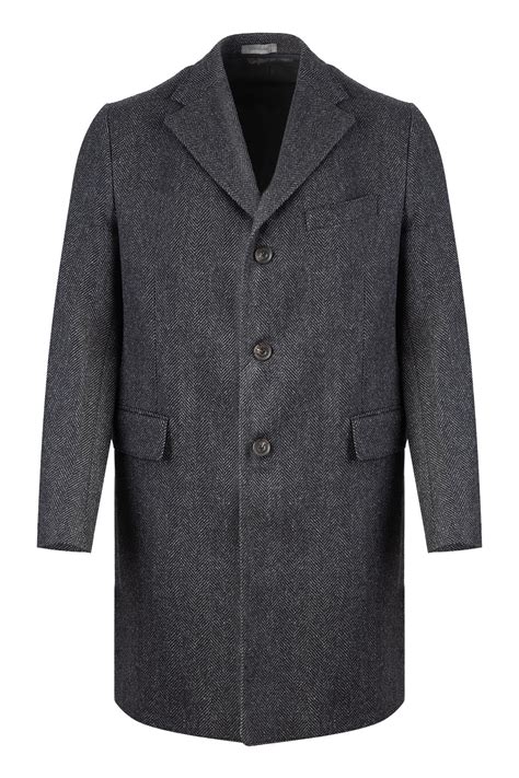 Пальто мужское CORNELIANI, цвет Серый, состав 100% шерсть. Артикул ...