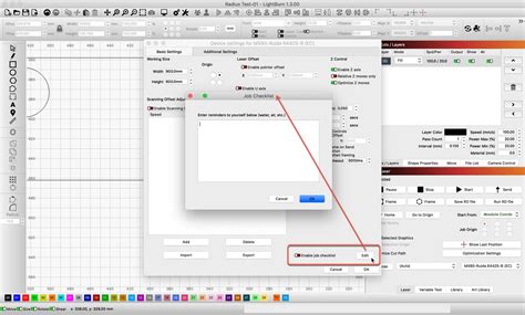 Custom Screen Message Lightburn Software Questions Lightburn Software Forum