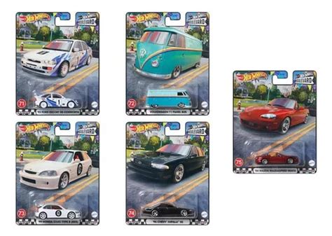 Hot Wheels Set Boulevard Volkswagen T Panel Bus Premium Parcelamento Sem Juros