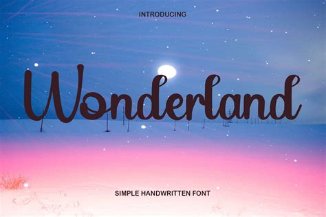 Wonderland Font By Asmunin78 Creative Fabrica