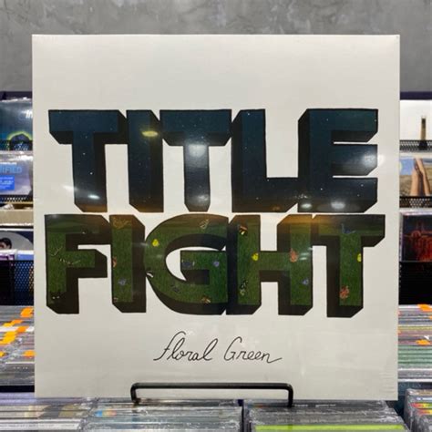 Title Fight Floral Green Black 1lp Vinyl Shopee Philippines