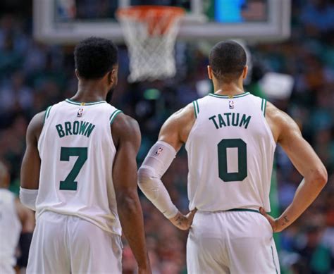 Jayson Tatum Jaylen Brown Break Celtics Record In Season Opener