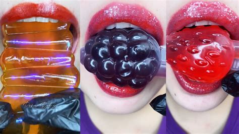 Asmr Satisfyingly Sweet Tiktok Jelly Jelly Pudding Jelly Stick Foods