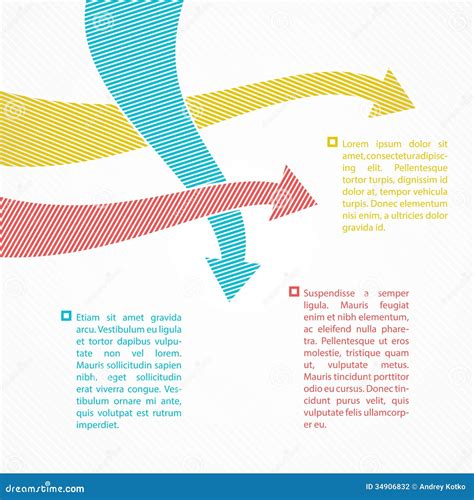 Puntea Las Flechas Para El Infographics Ilustraci N Del Vector