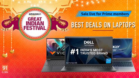 Amazon Great Indian Festival: Best deals on laptops | 91mobiles.com