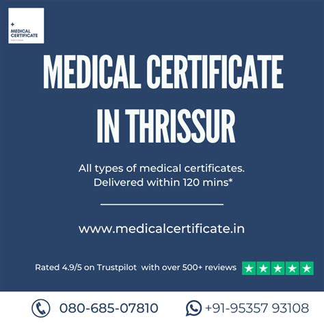 Medical Certificate Online In Thrissur Dr Doctors Certificate