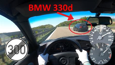 Kmh Bmw E I No Limit Top Speed Autobahn Pov Youtube