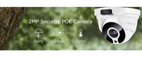 Kingkonghome Mm P Ip Camera Poe Outdoor Motion Detection