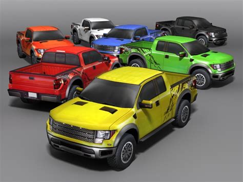 3d Pickup Truck Model