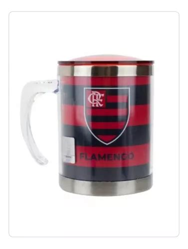 Taza térmica con licencia oficial Flamengo Mileno MercadoLibre