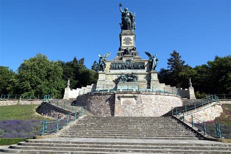 Niederwalddenkmal Germania above Rüdesheim Gerrit Holl Flickr