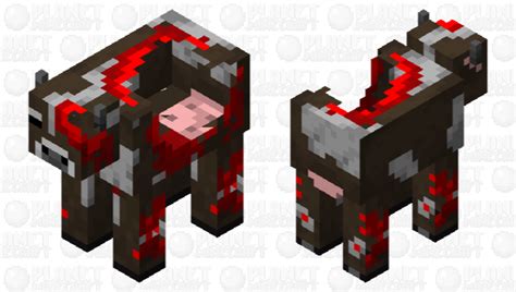 Half Eaten Cow Creepypasta Minecraft Mob Skin