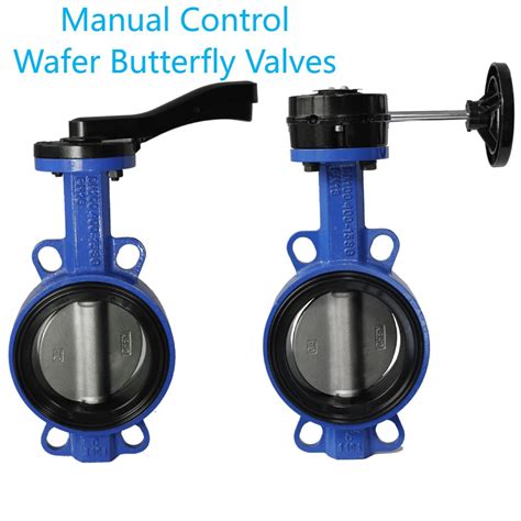 Pn16 Efficient Ductile Iron Body Lever Operated Wafer Lug Butterfly Valve Wafer Lug Butterfly