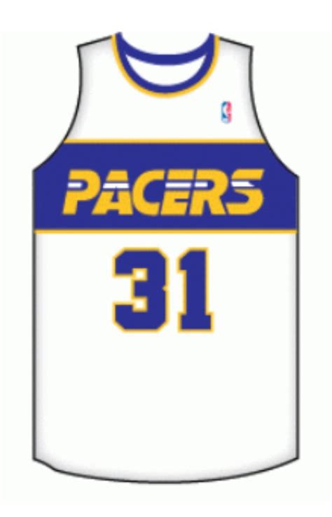 Indiana Pacers 1986-87 Jerseys